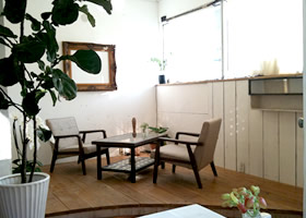 ima cafeの店内写真