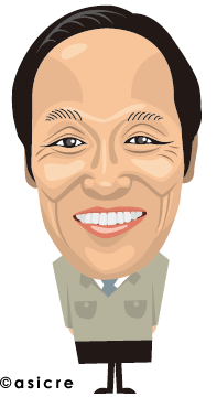 東国原知事 似顔絵イラスト:似顔絵イラストはいかが?沖縄県うるま市より