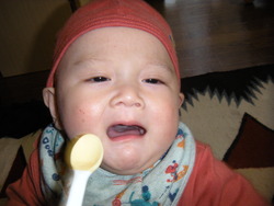 はじめてのりんご味