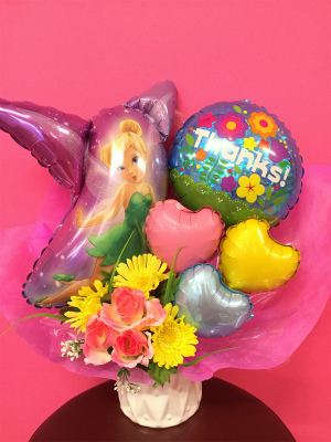 The Balloon Factory、沖縄　風船　バルーンファクトリー、卓上ミニアレンジ　バルーン電報　キャラクターバルーン　開店祝い、周年祝い、退職　送別会、お誕生日に