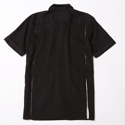CHANGE OVER BOWLING SHIRT(BLACK/WHITE) CHANGE OVER BOWLING SHIRT(BLACK/WHITE)