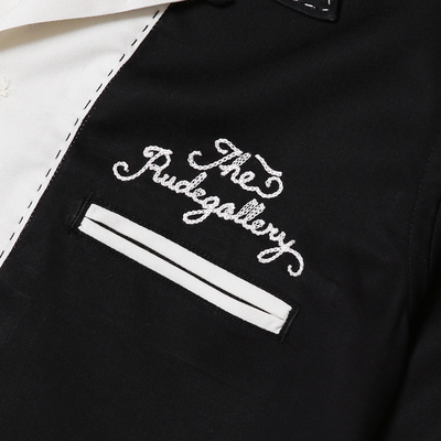 CHANGE OVER BOWLING SHIRT(BLACK/WHITE) CHANGE OVER BOWLING SHIRT(BLACK/WHITE)
