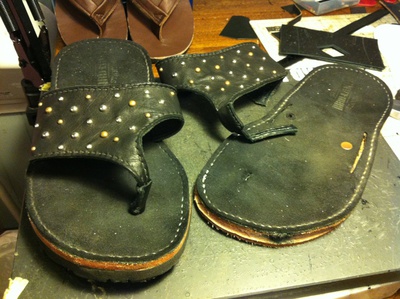 REPAIR (LEATHER SANDAL) REPAIR (LEATHER SANDAL)