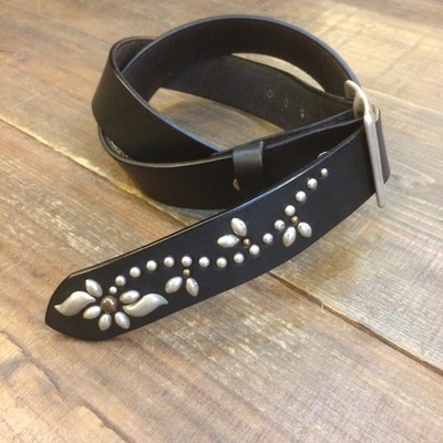FLORAL STAUDS LONG BELT (METAL JACKET) FLORAL STAUDS LONG BELT (METAL JACKET)