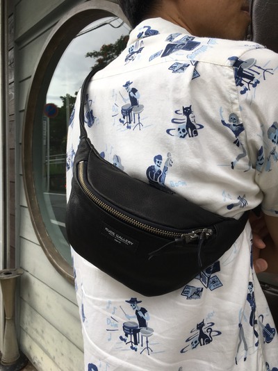 WAIST BAG -LEATHER (RUDE GALLERY) WAIST BAG -LEATHER (RUDE GALLERY)