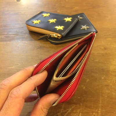 STAR STUDS SHORT ZIP WALLET (METAL JACKET) STAR STUDS SHORT ZIP WALLET (METAL JACKET)