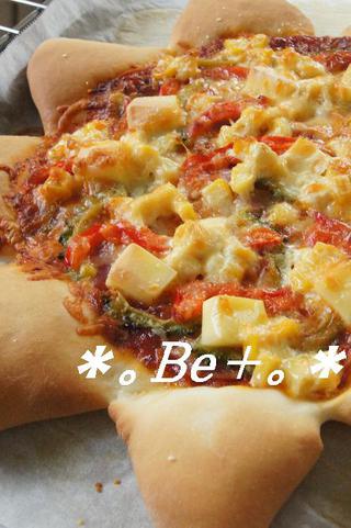 ✣。< 7月 > Be⁺ 1Deyレッスン。 米粉入りパンのアレンジ。星型ピザ☆ 。・✣ ✣。< 7月 > Be⁺ 1Deyレッスン。 米粉入りパンのアレンジ。星型ピザ☆ 。・✣