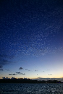 今日の夕焼け