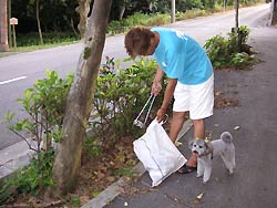 ゴミ拾いおやじ