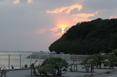 瀬長島の夕日