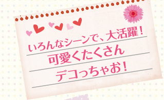手帳を可愛くデコレーション~デコラッシュ