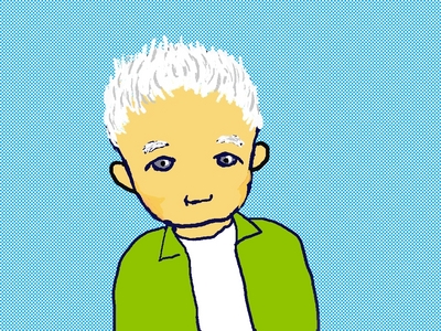 おじいちゃんとおばぁちゃんの似顔絵