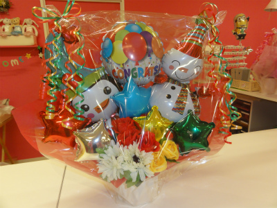 Balloon Factory、バルーンファクトリー、沖縄　風船屋、沖縄　クリスマス　バルーン　飾り付け、クリスマスパーティーやイベント、ショップのディスプレイにバルーン