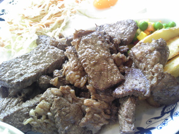 ハナペペのステーキ定食!