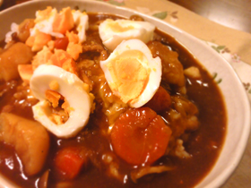 カレーに ひと工夫☆(´▽`)☆