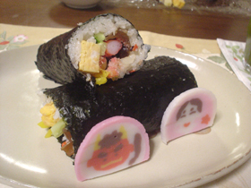 節分巻 丸かぶり~☆
