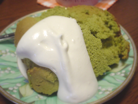 抹茶のシフォンケーキ☆