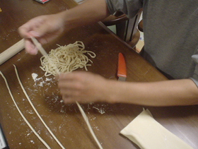 手打ちうどん作った~☆