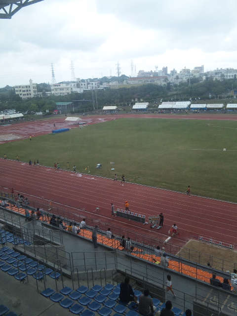 沖縄市陸上競技大会!