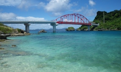 ♪♪ 海のきれいさでは ここが沖縄ナンバーワンでしょう ♪♪