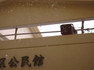 沖縄にも、雪が降りました！