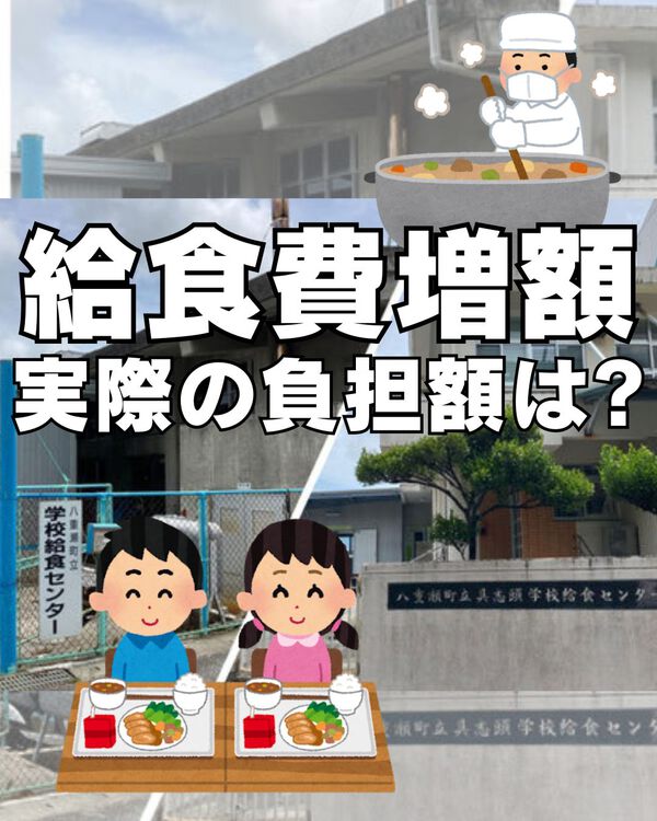 給食費増額。実際の負担額は? 給食費増額。実際の負担額は?
