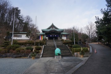 雪国で見る虹