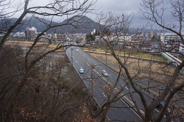 雪国で見る虹 雪国で見る虹