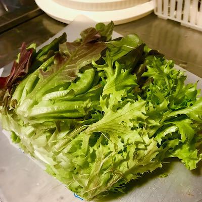 50度のお湯で洗う冷たいサラダ!? 50度のお湯で洗う冷たいサラダ!?