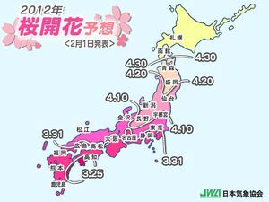 2つの桜前線