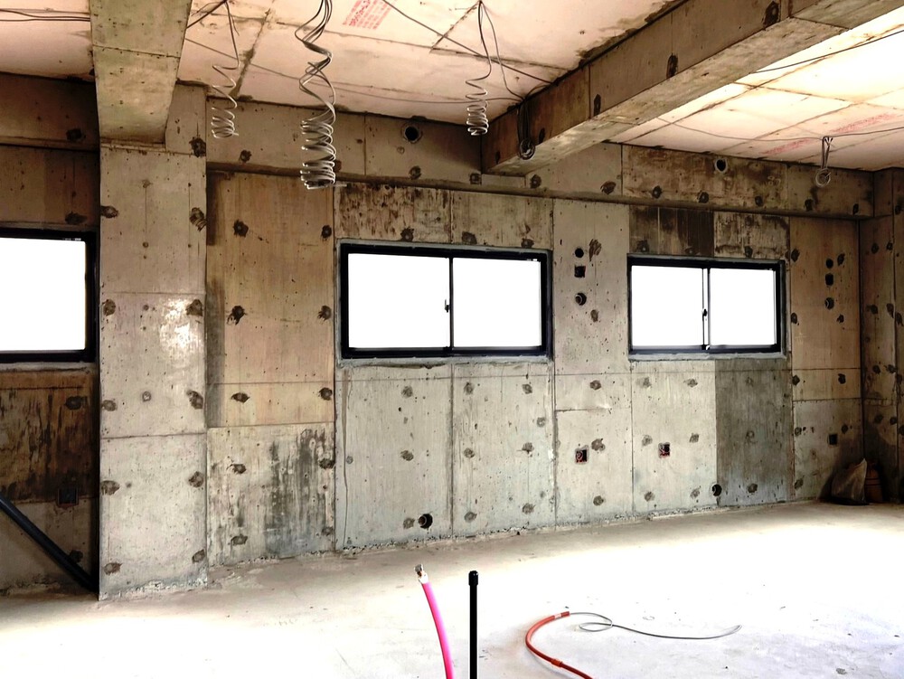 沖縄市「胡屋二世帯の家」工事進捗 沖縄市「胡屋二世帯の家」工事進捗