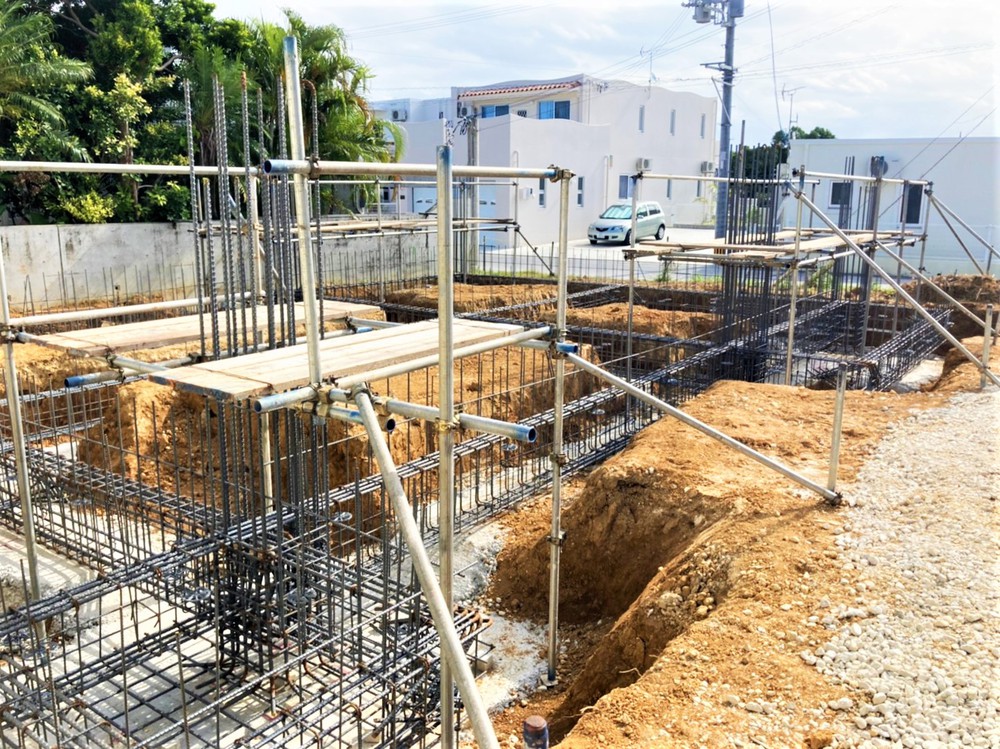 沖縄市「登川の家Ⅲ」基礎工事 沖縄市「登川の家Ⅲ」基礎工事