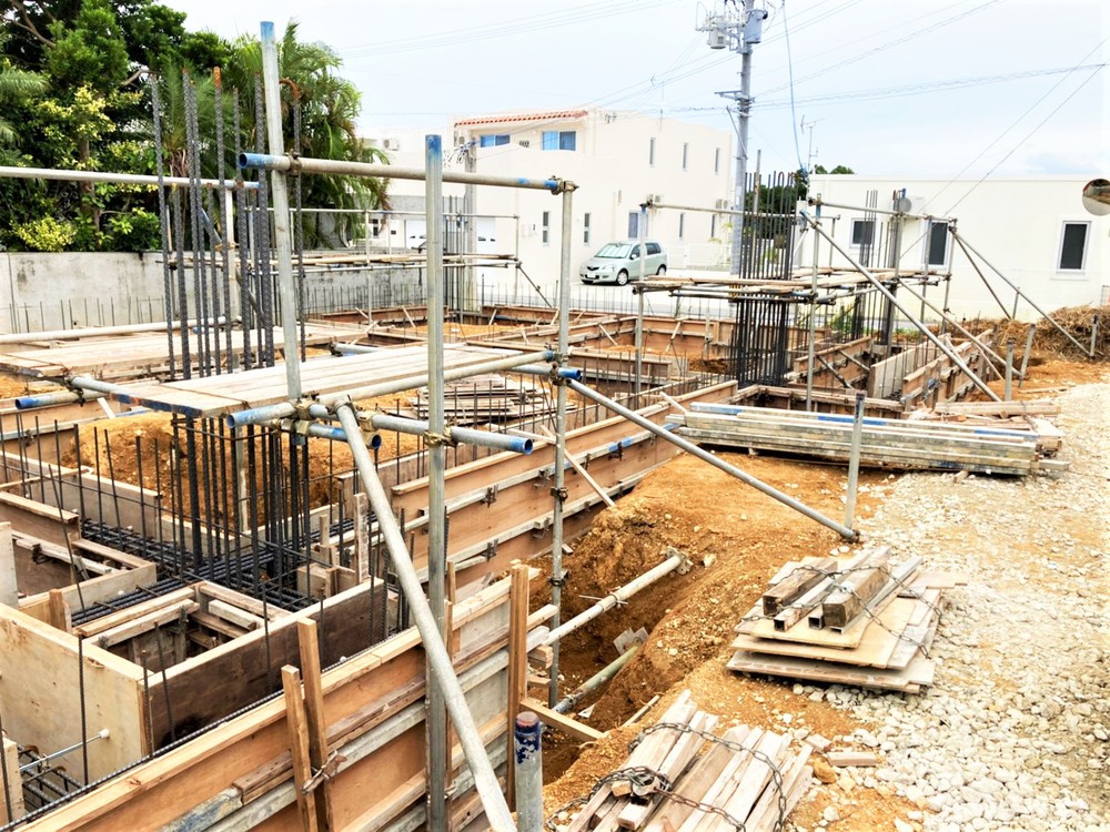 沖縄市「登川の家Ⅲ」基礎工事 沖縄市「登川の家Ⅲ」基礎工事