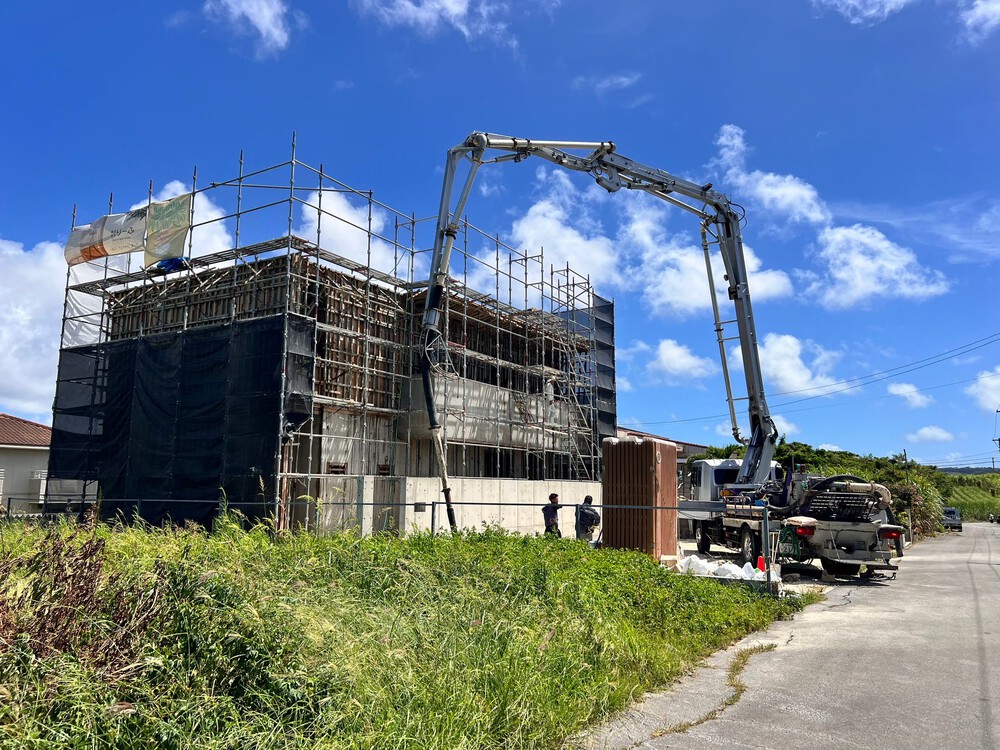 八重瀬町「富盛の家」工事進捗① 八重瀬町「富盛の家」工事進捗①