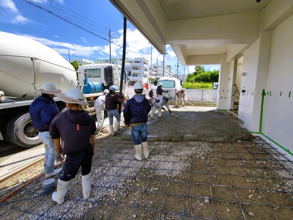 浦添市「経塚二世帯の家」工事進捗② 浦添市「経塚二世帯の家」工事進捗②