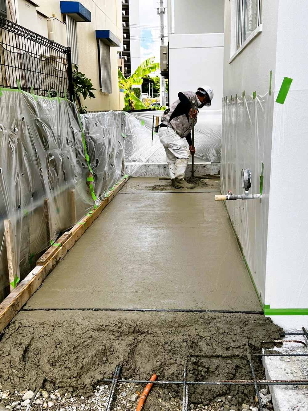 浦添市「経塚二世帯の家」工事進捗② 浦添市「経塚二世帯の家」工事進捗②