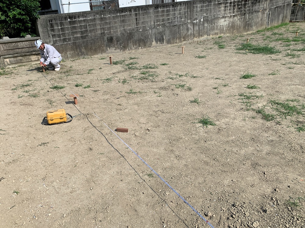 南風原町「与那覇二世帯の家」基礎工事 南風原町「与那覇二世帯の家」基礎工事