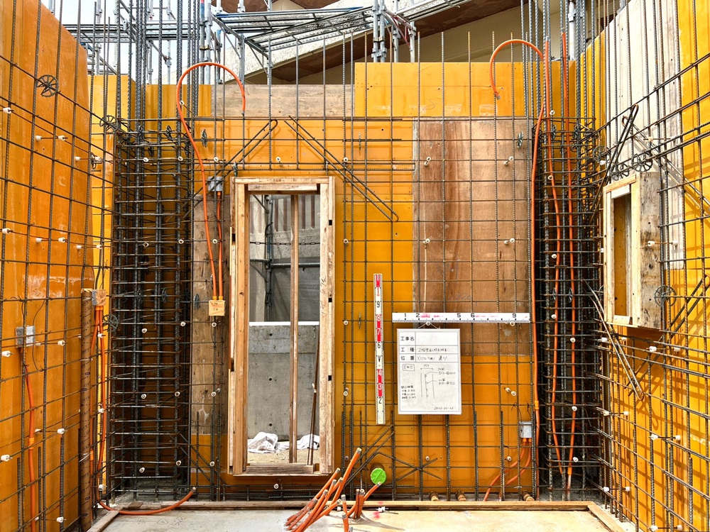 沖縄市「胡屋二世帯の家」3F床スラブ打設 沖縄市「胡屋二世帯の家」3F床スラブ打設