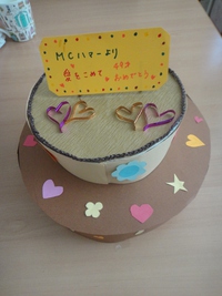 手作り２段ケーキ（*^_^*）