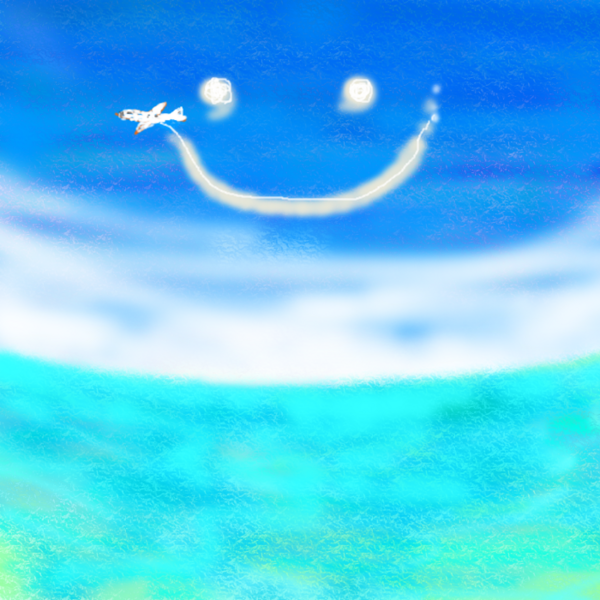 幸せの”ひこうき雲”