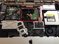 iMacの修理 -iMac 2009 21.5 ハードディスク 交換-
