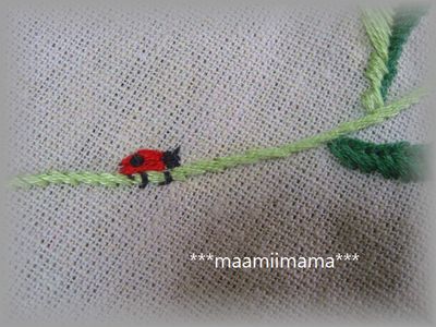 ハンドメイド:シンプルリバーシブルバック 綿麻