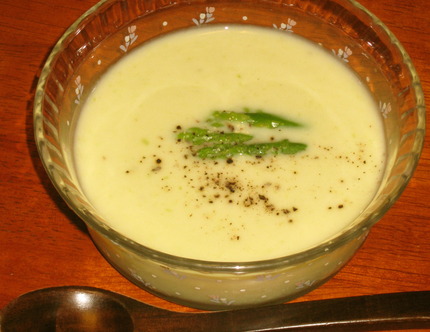 冷製アスパラスープ
