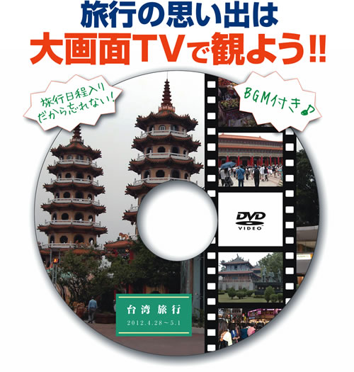 『旅の思い出DVDフォトアルバム（どこでもバージョン）』スタート