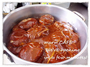 maru CAFE開店前♪