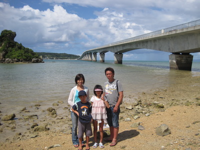 沖縄旅行　２１．８．２３　古宇利大橋