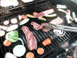 昼からBBQ!