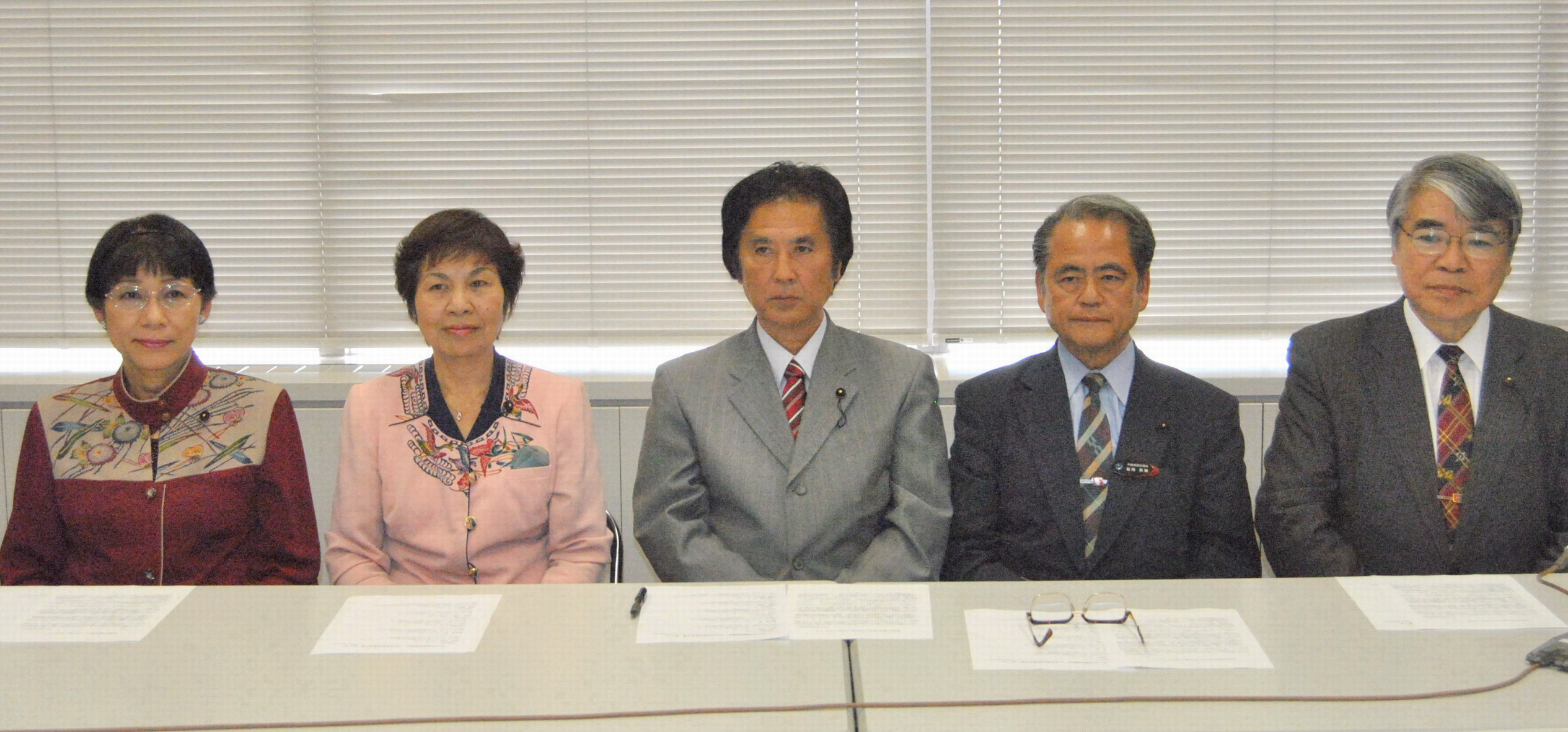 来年の県議選の1次候補者発表
