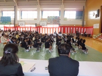 神森小学校の入学式