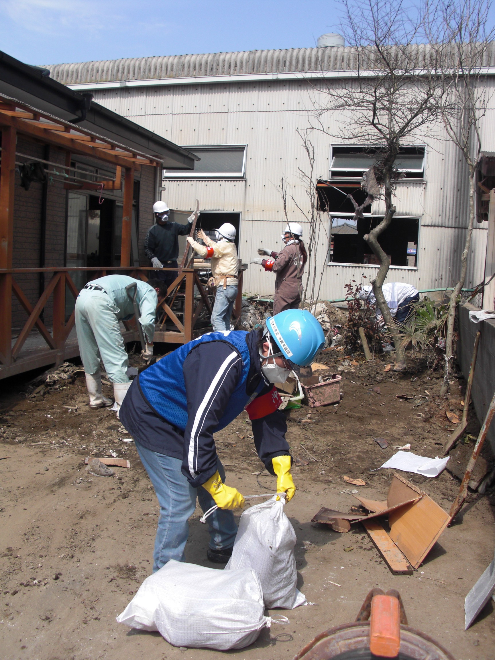 宮城県石巻の大震災支援にいきました